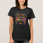 Cinco De Mayo Burritos Mexico Tacos and Avocado 1 T-Shirt (Vorderseite)