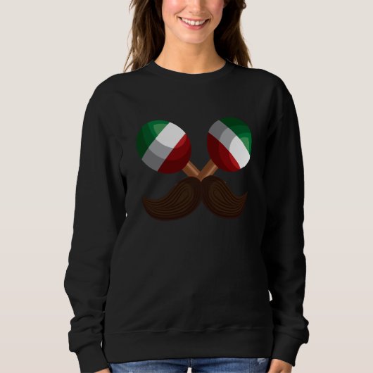 Cinco De Mayo Burritos Mexico Tacos and Avocado 2 Sweatshirt (Vorderseite)