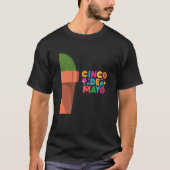 Cinco De Mayo Burritos Mexico Tacos and Avocado 2 T-Shirt (Vorderseite)