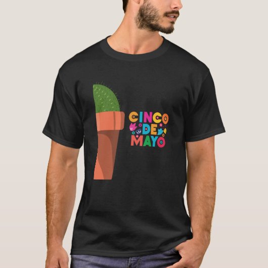 Cinco De Mayo Burritos Mexico Tacos and Avocado  2 T-Shirt (Vorderseite)
