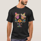 Cinco De Mayo Burritos Mexico Tacos and Avocado 2 T-Shirt (Vorderseite)