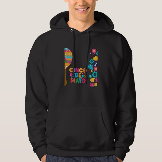 Cinco De Mayo Burritos Mexico Tacos and Avocado 3 Hoodie (Vorderseite)