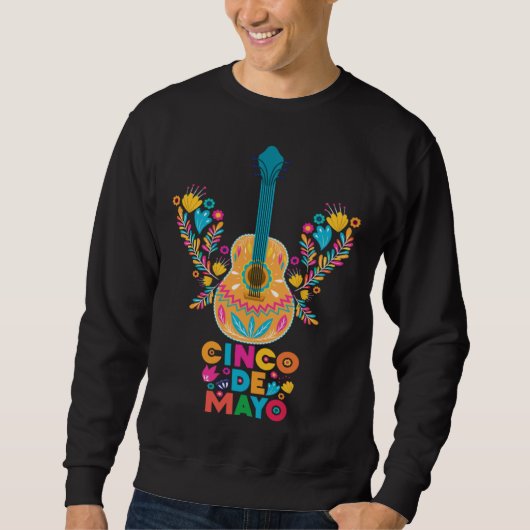 Cinco De Mayo Burritos Mexico Tacos and Avocado 46 Sweatshirt (Vorderseite)