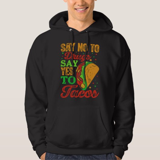 Cinco De Mayo Burritos Mexico Tacos and Avocado 48 Hoodie (Vorderseite)