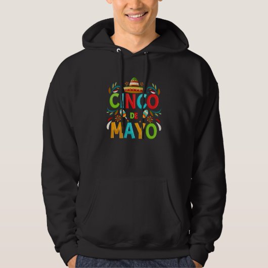 Cinco De Mayo Burritos Mexico Tacos and Avocado 4 Hoodie (Vorderseite)
