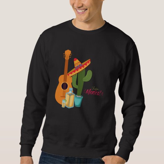Cinco De Mayo Burritos Mexico Tacos and Avocado  4 Sweatshirt (Vorderseite)