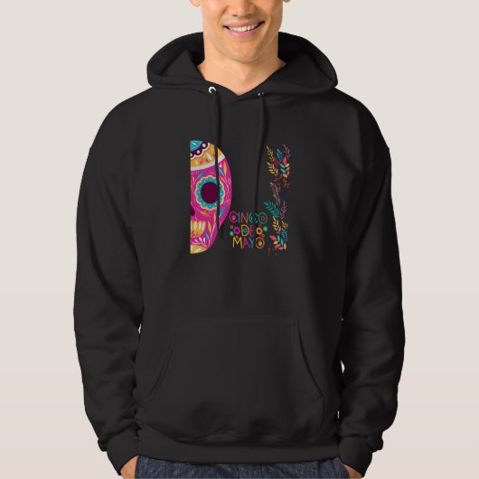 Cinco De Mayo Burritos Mexico Tacos and Avocado 8 Hoodie (Vorderseite)
