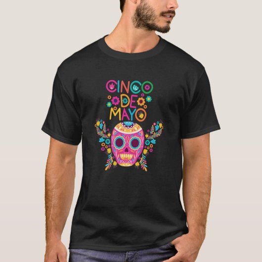 Cinco De Mayo Burritos Mexico Tacos and Avocado 9 T-Shirt (Vorderseite)