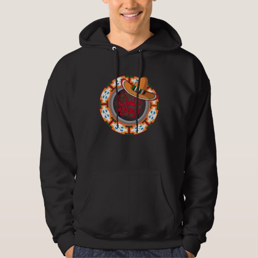 Cinco De Mayo Burritos  Mexico Tacos and Avocado   Hoodie (Vorderseite)