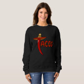 Cinco De Mayo Burritos  Mexico Tacos and Avocado   Sweatshirt (Vorne ganz)