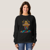 Cinco De Mayo Burritos  Mexico Tacos and Avocado Sweatshirt (Vorne ganz)