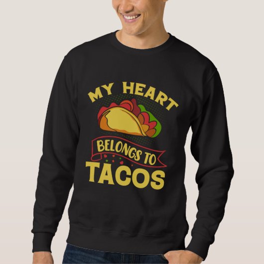 Cinco De Mayo Burritos Mexico Tacos and Avocado Sweatshirt (Vorderseite)