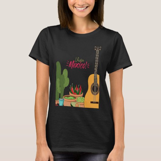 Cinco De Mayo Burritos  Mexico Tacos and Avocado   T-Shirt (Vorderseite)