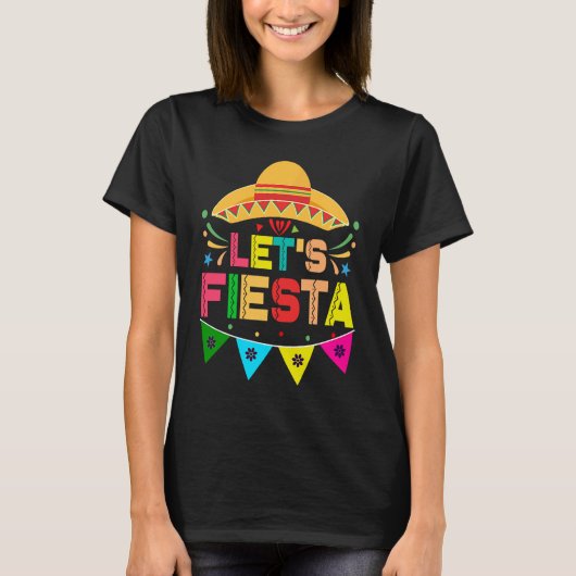 Cinco De Mayo Burritos  Mexico Tacos and Avocado   T-Shirt (Vorderseite)