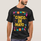 Cinco De Mayo Burritos  Mexico Tacos and Avocado   T-Shirt (Vorderseite)