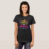 Cinco De Mayo Burritos Mexico Tacos and Avocado T-Shirt (Vorne ganz)