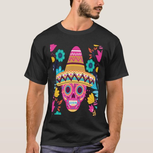 Cinco De Mayo Burritos Mexico Tacos and Avocado T-Shirt (Vorderseite)