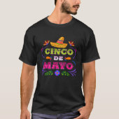 Cinco De Mayo Burritos  Mexico Tacos and Avocado   T-Shirt (Vorderseite)