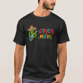 Cinco De Mayo Burritos  Mexico Tacos and Avocado   T-Shirt (Vorderseite)