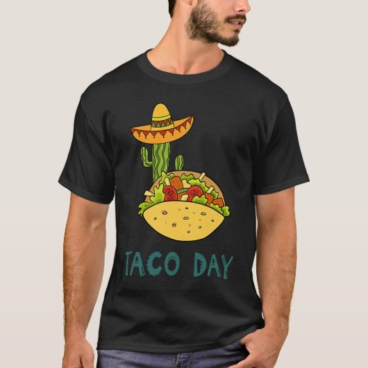 Cinco De Mayo Burritos Mexico Tacos and Avocado T-Shirt (Vorderseite)