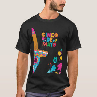 Cinco De Mayo Burritos Mexico Tacos und Avocado T-Shirt