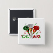 Cinco de Mayo Button (Vorne & Hinten)