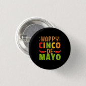 Cinco De Mayo Button (Vorne & Hinten)
