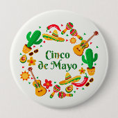 Cinco De Mayo Button (Vorderseite)