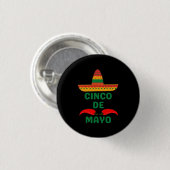 Cinco De Mayo Button (Vorne & Hinten)