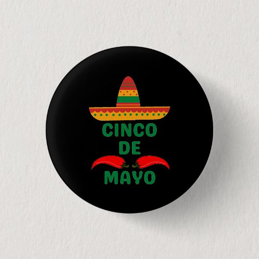 Cinco De Mayo Button (Vorderseite)