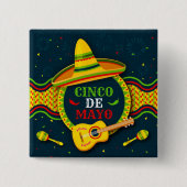 Cinco De Mayo Button (Vorderseite)