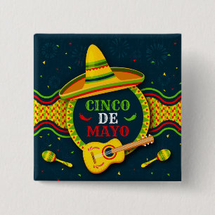Cinco De Mayo Button