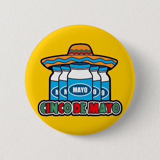Cinco De Mayo Button (Vorderseite)