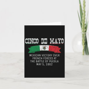 Cinco de Mayo Byttle of Puebla Mai 5 Cinco de Mayo Karte