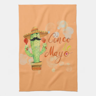 Cinco De Mayo Cactus Handtuch