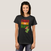 Cinco de Mayo Cactus Hat T-Shirt (Vorne ganz)