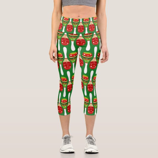 Cinco De Mayo Capri Leggings (Vorderseite)