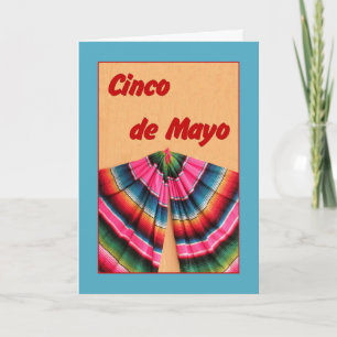 Cinco de Mayo Card mit mexikanischem Schaat Karte