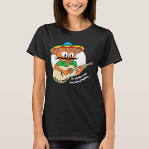 Cinco De Mayo Cartoon Cat Funny T-Shirt