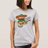 Cinco De Mayo Cartoon Cat Funny T-Shirt (Vorderseite)