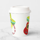 Cinco de Mayo Celebration 8oz. Pappbecher (Links)
