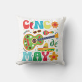 Cinco De Mayo Celebration mexicisches Thema Kissen (Vorderseite)