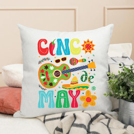 Cinco De Mayo Celebration mexicisches Thema Kissen