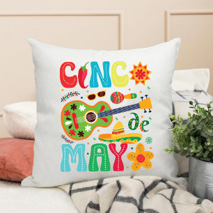 Cinco De Mayo Celebration mexicisches Thema Kissen