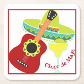 Cinco de Mayo Celebration Paper Untersetzer (Vorderseite)