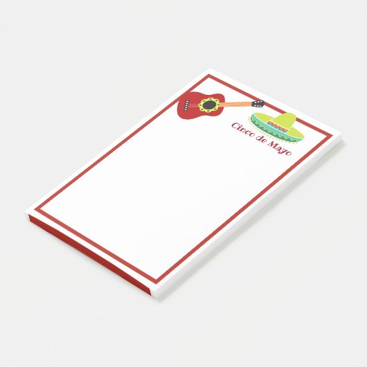 Cinco de Mayo Celebration Post-It-Notes Post-it Klebezettel (angewinkelt)