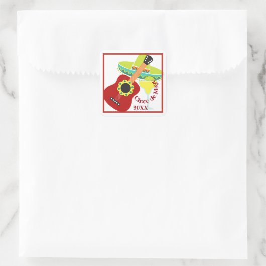 Cinco de Mayo Celebration Sticker (Tasche)
