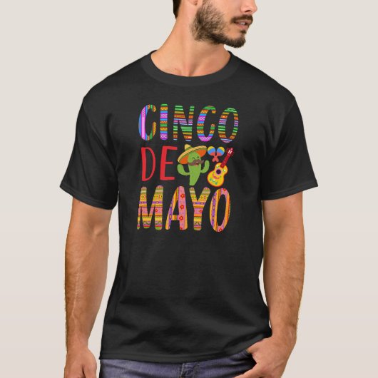 Cinco De Mayo Celebration T-Shirt (Vorderseite)