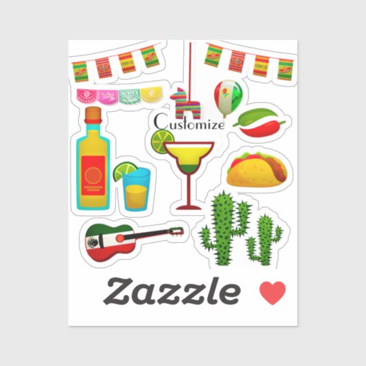 Cinco de Mayo Celebration Thunder_Cove Aufkleber (Blatt)