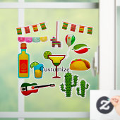 Cinco de Mayo Celebration Thunder_Cove Fensteraufkleber (Zuhause)